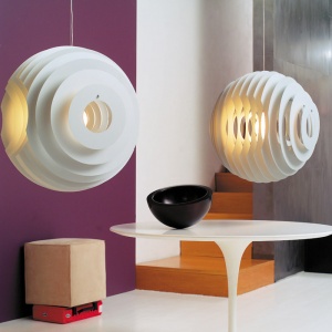 FOSCARINI závěsné svítidlo Supernova XL matný hliník