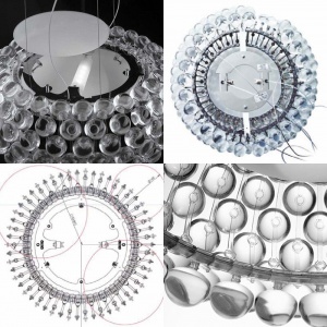 FOSCARINI závěsné svítidlo Caboche Plus malé