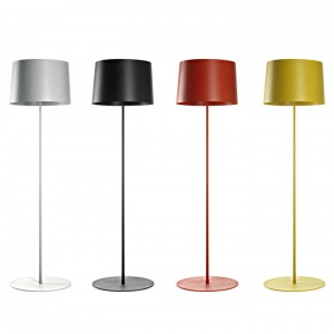 FOSCARINI stojací lampa Twiggy Lettura bílá
