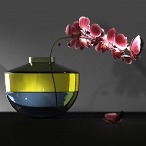 KARTELL váza Shibuya oranžová