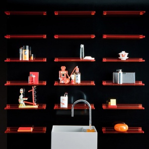 KARTELL by Laufen police Shelfish jantarová