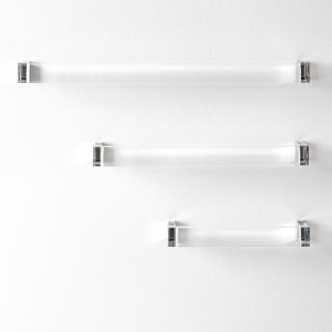 KARTELL by Laufen držák na ručník Rail dlouhý čirý