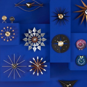 VITRA nástěnné hodiny Petal Clock černé - z expozice