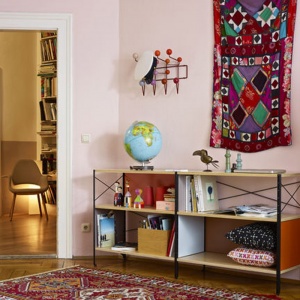 VITRA nástěnný věšák Hang it all červený