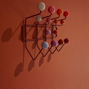 VITRA nástěnný věšák Hang it all červený