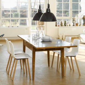 VITRA židle HAL Wood ledová