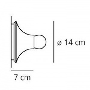 ARTEMIDE stropní svítidlo Teti bílé