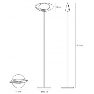 ARTEMIDE stojací lampa Cabildo