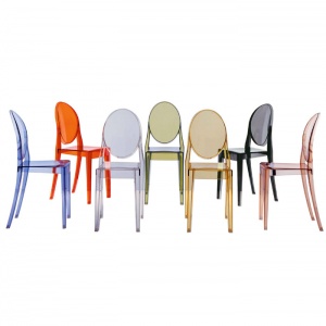 KARTELL židle Victoria Ghost modrá