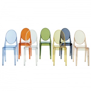 KARTELL židle Victoria Ghost modrá