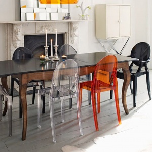 KARTELL židle Victoria Ghost modrá