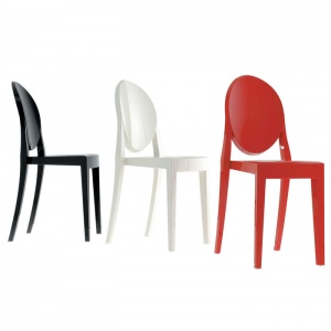 KARTELL židle Victoria Ghost černá