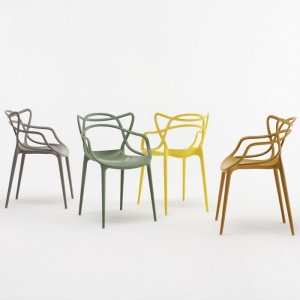 KARTELL židle Masters hořčicová