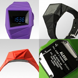 ALESSI hodinky Daytimer fialové