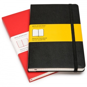 MOLESKINE zápisník čtverečkovaný L černý