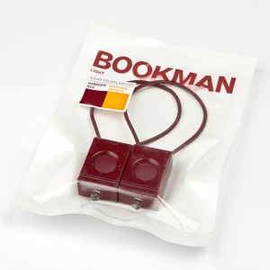 BOOKMAN cyklosvětlo Light vínové