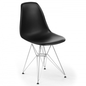 VITRA židle DSR černá deep black