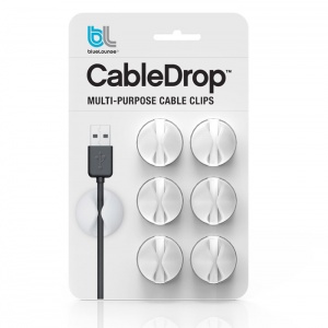 BLUELOUNGE držáky CableDrops White