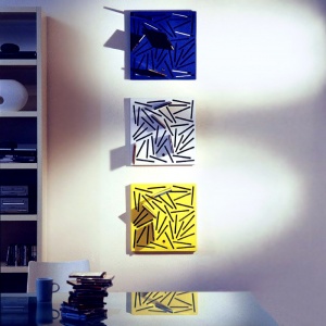 BLACKBOX nástěnný organizér CD disků Softbrutal modrý