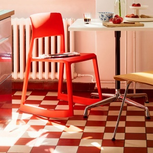 VITRA židle Tip Ton RE industriální zelená