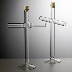 QUBUS váza Cross