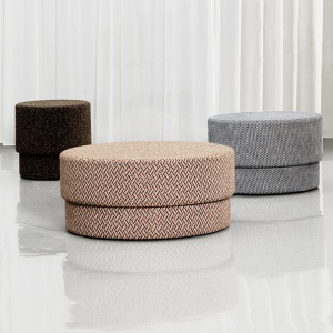 NORMANN COPENHAGEN taburet Silo Pouf malý Earth Confetti