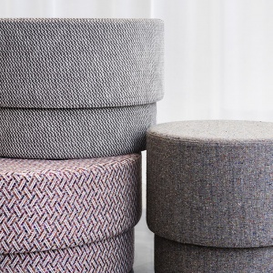 NORMANN COPENHAGEN taburet Silo Pouf střední Dusty Brown
