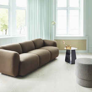 NORMANN COPENHAGEN taburet Silo Pouf střední Dusty Brown