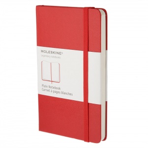 MOLESKINE zápisník čistý S červený