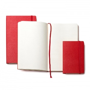 MOLESKINE zápisník čistý S červený