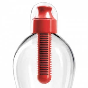 BOBBLE filtr pro láhve Bobble červený