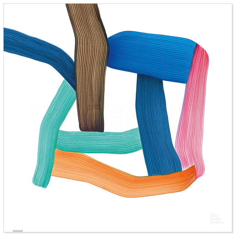 VITRA plakát Drawing barevný