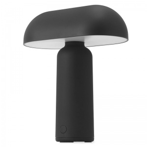 NORMANN COPENHAGEN přenosná stolní lampa Porta černá