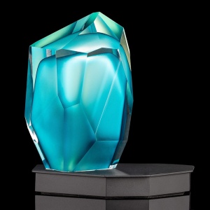 stolní lampa Crystal Rock modrá