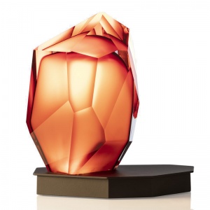 stolní lampa Crystal Rock červená