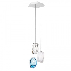 LASVIT závěsné svítidlo Crystal Rock 3