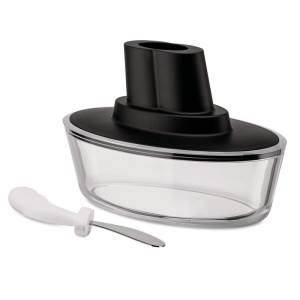 ALESSI dóza na máslo Ship Shape