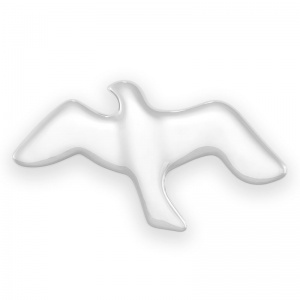 PIRŠČ PORCELAIN 3D tapeta Ptáci set bílý