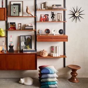 VITRA nástěnné hodiny Sunburst Clock černé