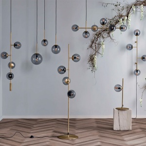 BOLIA závěsné svítidlo Orb horizontální mosazné