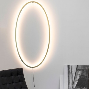 NEMO stojací lampa Ellisse Floor černá