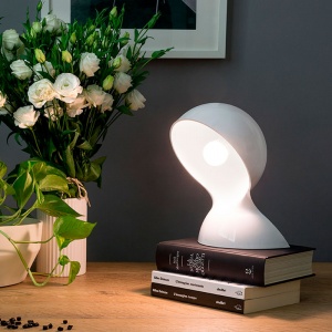 stolní lampa Dalù oranžová