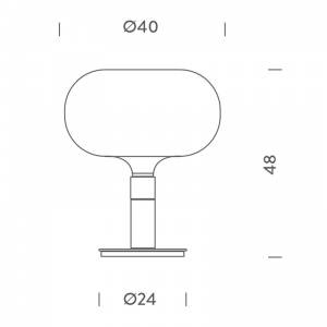NEMO stolní lampa AM1N