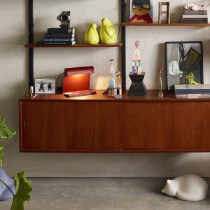 VITRA stolní lampa Lampe de Bureau červená