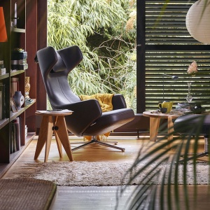 VITRA stolička Tabouret Solvay tmavý dub