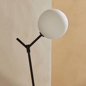 AROMAS stojací lampa Atom černá