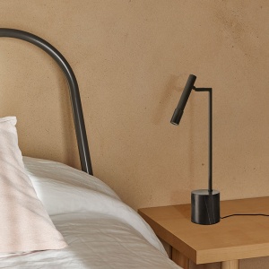 AROMAS stolní lampa Ycro černá