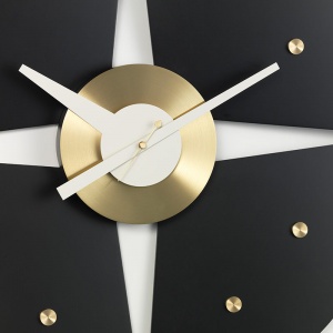 VITRA nástěnné hodiny Petal Clock černé - z expozice