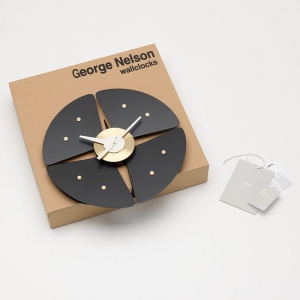 VITRA nástěnné hodiny Petal Clock černé - z expozice