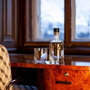RÜCKL karafa Hamlet 750 ml + 4 sklenice na whisky